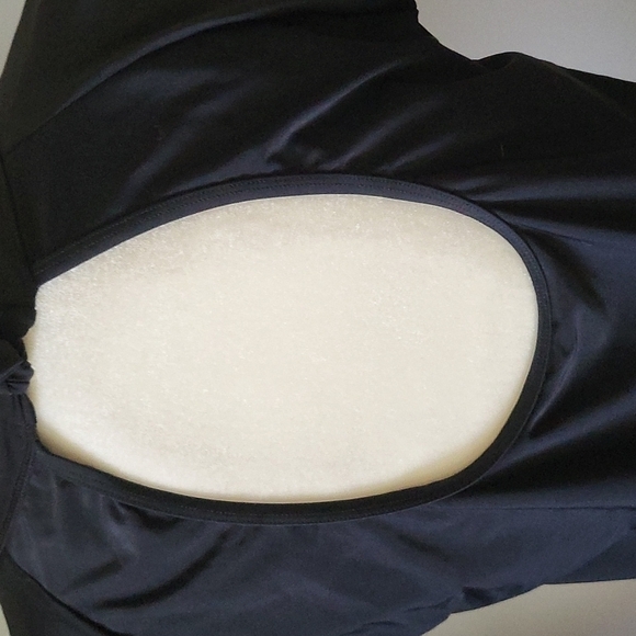 Eternatastic swim dress with tie back and laser cut floral print skirt NWOT - Picture 8 of 14